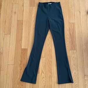 Zara emerald green Flared Pants